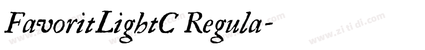 FavoritLightC Regula字体转换